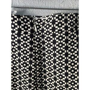 J CREW WOMENS OFFICE CASUAL NEW CARRIER BLACK AND WHTE SIZE 6 SKIRT